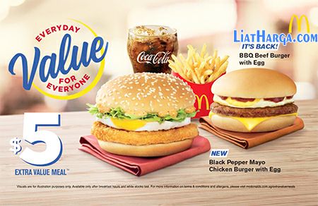 Gambar Menu McDonald's