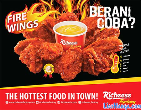 Gambar Menu Richeese Factory